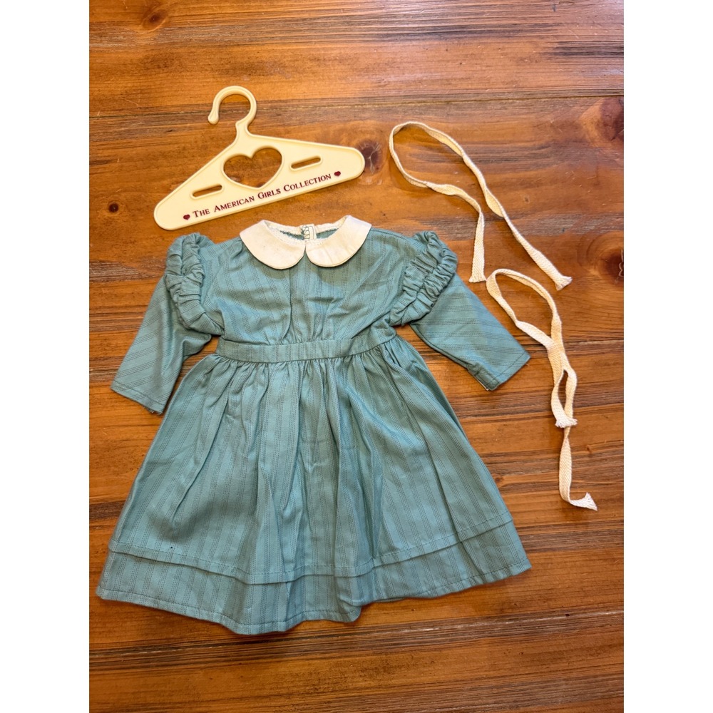 Kirsten Work Dress Pleasant Company American Girl Outfit w/Ribbons Complete 1994